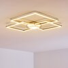 Plafonnier Narpes LED Nickel mat, 1 lumière