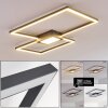 Plafonnier Narpes LED Anthracite, 1 lumière