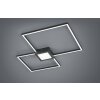 Plafonnier Trio Leuchten HYDRA LED Anthracite, 1 lumière