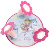 Plafonnier rond Elobra EINHORN Rose, 3 lumières