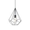 Suspension Ideal Lux AMPOLLA Noir, 1 lumière