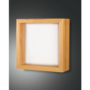 Applique murale Fabas Luce Window LED Brun, 1 lumière