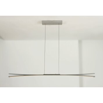 Lampe suspension Bopp Convex LED Aluminium, 3 lumières