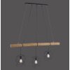 Suspension Leuchten-Direkt EDGAR Noir, 3 lumières