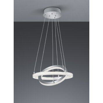 Suspension Reality Chalet LED Chrome, 1 lumière