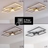 Plafonnier Narpes LED Anthracite, 1 lumière