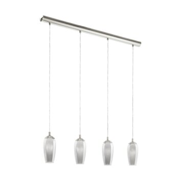 Suspension Eglo FARSALA LED Nickel mat, 4 lumières