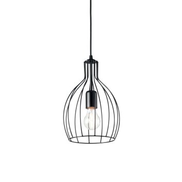 Suspension Ideal Lux AMPOLLA Noir, 1 lumière