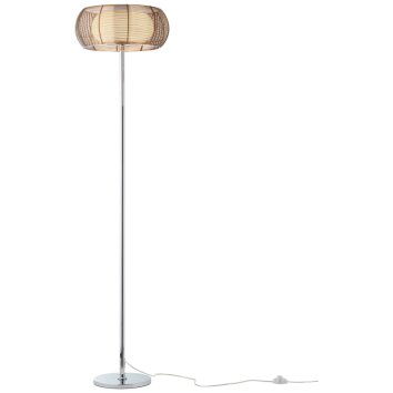 Lampadaire Brilliant RELAX Bronze, Chrome, 2 lumières