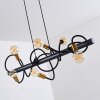 Suspension Hovslund Noir doré, 6 lumières