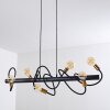 Suspension Hovslund Noir doré, 6 lumières