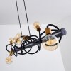 Suspension Hovslund Noir doré, 6 lumières