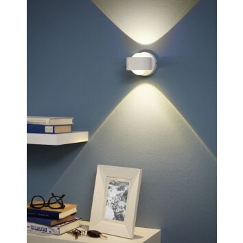 Applique murale Eglo ONO 2 LED Blanc, 2 lumières