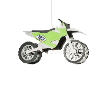 Suspension Elobra MOTOCROSSMASCHINE Vert, Argenté, 1 lumière