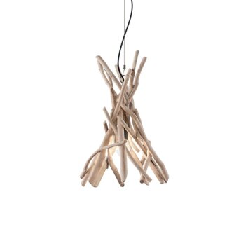 Suspension Ideal Lux DRIFTWOOD Bois clair, 1 lumière