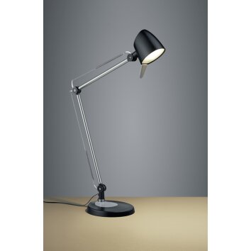 Lampe à poser Trio RADO LED Noir, 1 lumière