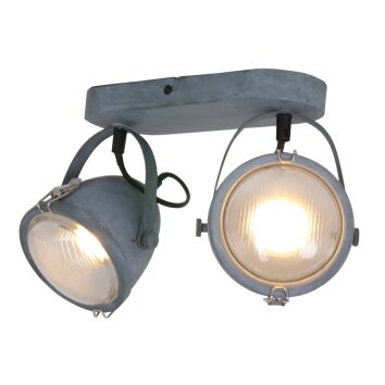 Plafonnier Steinhauer Mexlite Gris, 2 lumières