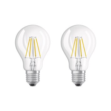 Lot de 2 Osram LED E27 4 Watt 2700 Kelvin 470 Lumen