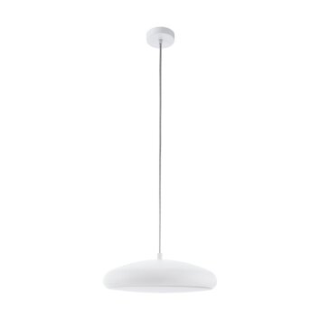 Suspension EGLO connect RIODEVA-C LED Blanc, 1 lumière, Changeur de couleurs