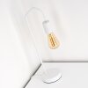 Lampe de table Cuyama Blanc, 1 lumière