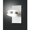 Applique murale Fabas Luce Mill LED Nickel mat, 1 lumière