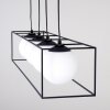 Suspension Legano Noir, Blanc, 4 lumières