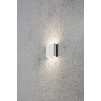 Applique murale Konstsmide Chieri LED Blanc, 2 lumières