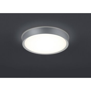 Plafonnier Trio CLARIMO LED Titane, 1 lumière