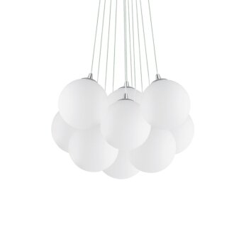 Suspension Ideal Lux MAPA Chrome, 11 lumières