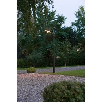 Lampadaire Konstsmide Vega Noir, 1 lumière