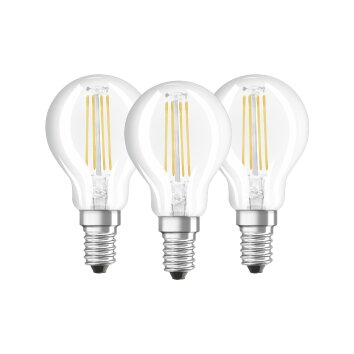 Lot de 3 Osram LED E14 4 Watt 4000 Kelvin 470 Lumen