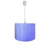 Suspension Waldi Vichy Bleu, 1 lumière