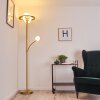 Lampadaire Umag LED Laiton, 2 lumières