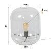 Lampe à poser Luttelgeest Transparent, 1 lumière