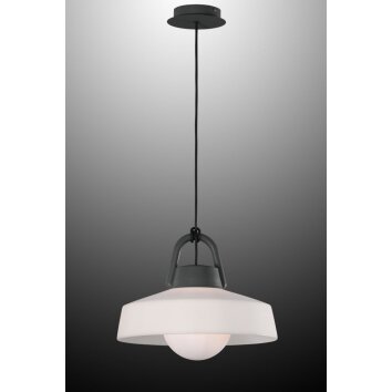 Suspension Mantra KINKE Gris, 1 lumière