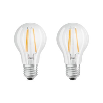 Lot de 2 Osram LED E27 6 Watt 2700 Kelvin 806 Lumen