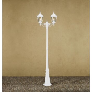 Lampadaire Konstsmide Firenze Blanc, 2 lumières