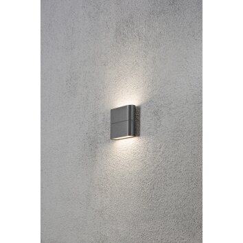 Applique murale Konstsmide Chieri LED Anthracite, 2 lumières