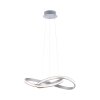 Suspension Leuchten-Direkt Ls-MELINDA LED Acier inoxydable, 1 lumière, Télécommandes, Changeur de couleurs