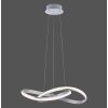 Suspension Leuchten-Direkt Ls-MELINDA LED Acier inoxydable, 1 lumière, Télécommandes, Changeur de couleurs