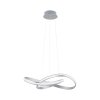 Suspension Leuchten-Direkt Ls-MELINDA LED Acier inoxydable, 1 lumière, Télécommandes, Changeur de couleurs