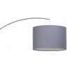 Lampadaire arqué Brilliant Clarie Gris, 1 lumière