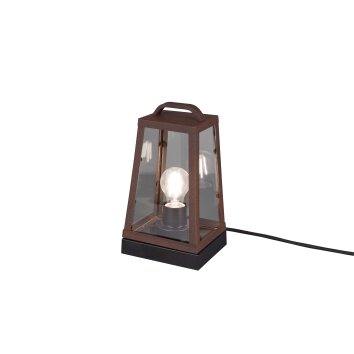 Lampe de table Trio Arkansas Rouille, 1 lumière