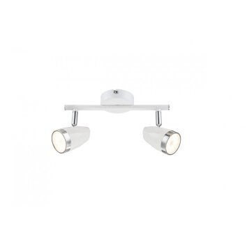 Spot Globo LED Blanc, 2 lumières