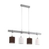 Suspension Eglo TOWNSHEND Blanc, 4 lumières