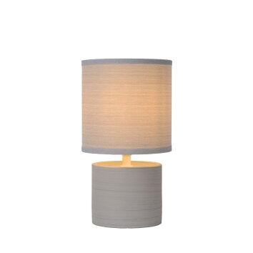 Lampe de table Lucide GREASBY Gris, 1 lumière