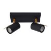 Spot de plafond Lucide GRONY Noir, 2 lumières