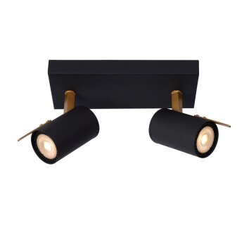 Spot de plafond Lucide GRONY Noir, 2 lumières