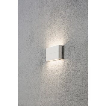 Applique murale Konstsmide Chieri LED Blanc, 2 lumières