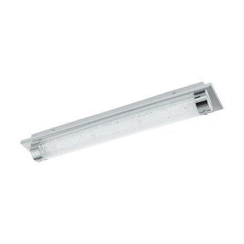 Plafonnier Eglo TOLORICO LED Chrome, Aspect cristal, 1 lumière